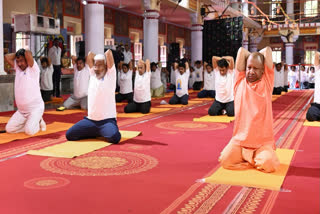 On International Yoga Day, UP chief Minister Yogi Adityanath said that India paved way for world's welfare through yoga.