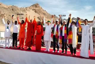 Leh Celebrates Yoga Day