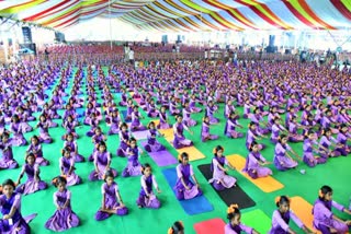 Yoga Program With 25 Thousand Tribal Students