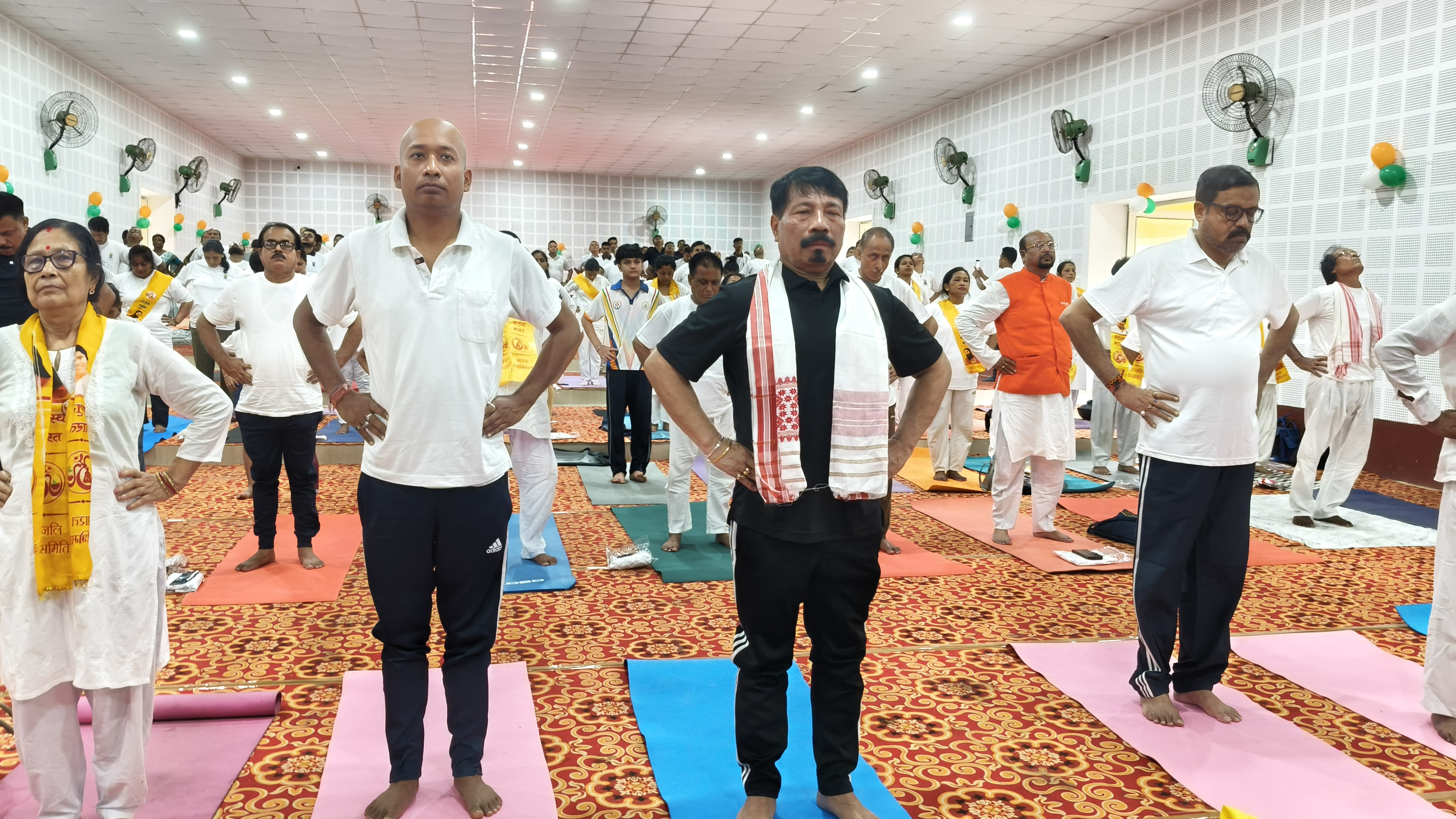 11th International Yoga Day, CM Himanta Biswa Sarma practiced yoga in Baksa