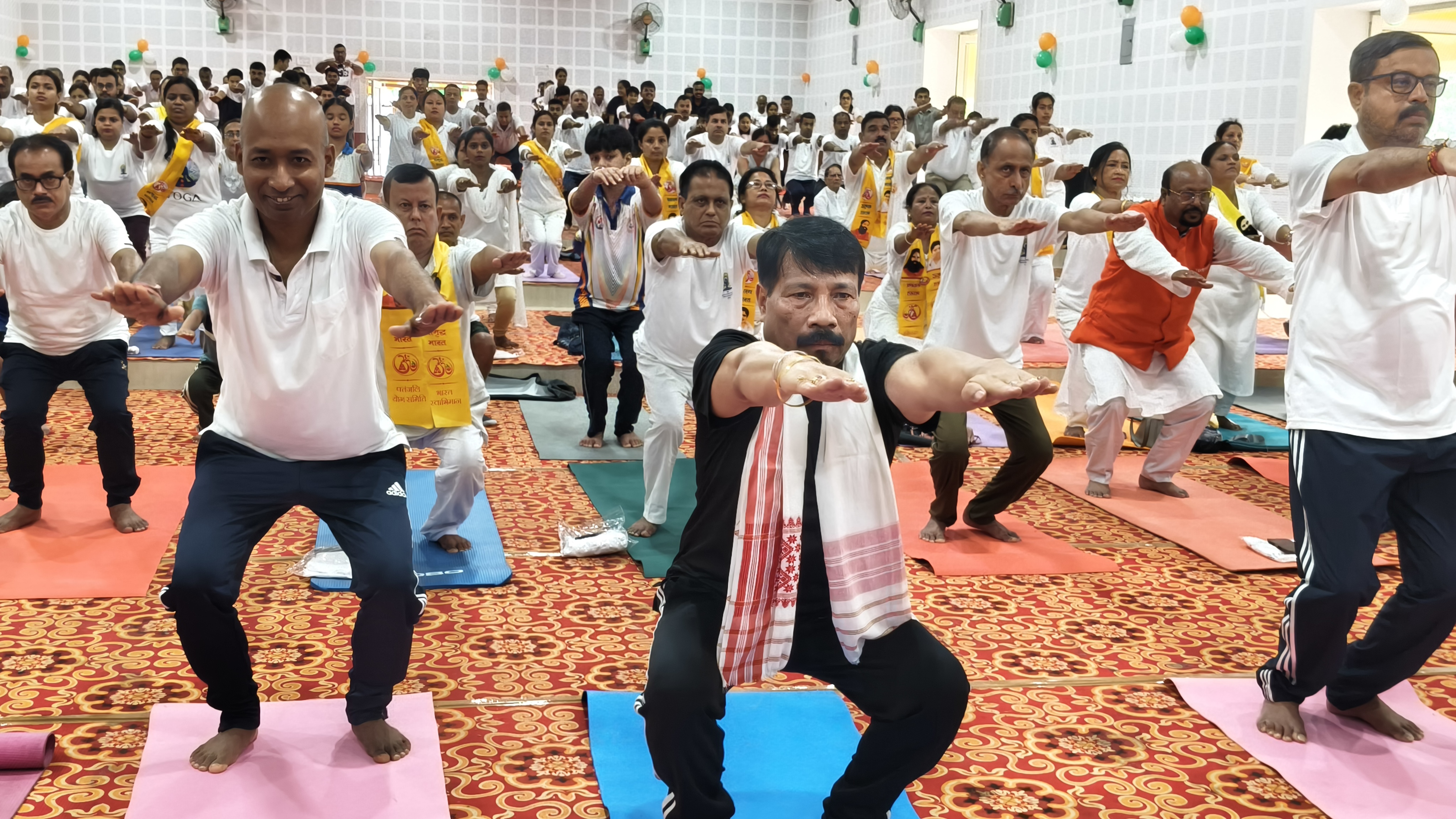 11th International Yoga Day, CM Himanta Biswa Sarma practiced yoga in Baksa