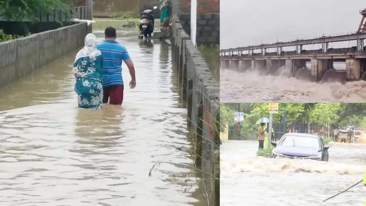 Heavy rains in Telangana