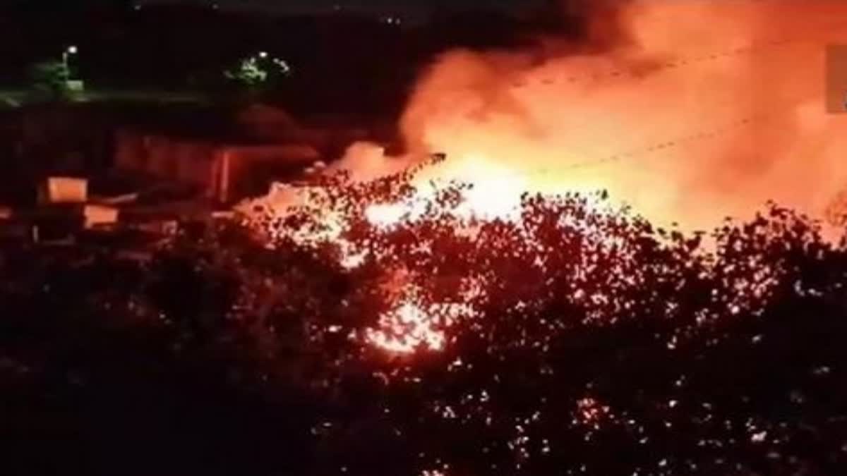 Massive fire at market in West Bengal's Howrah, over 50 shops suffer damage