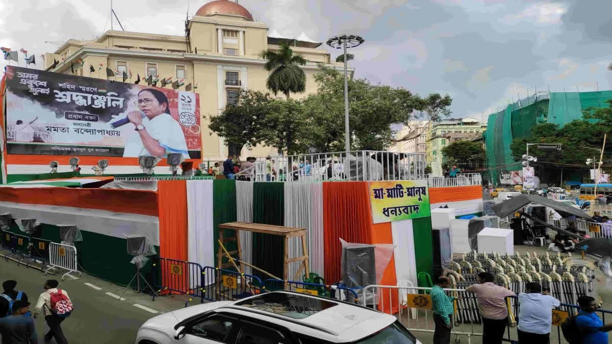 The ruling Trinamool Congress has geared up for Martyr's Day