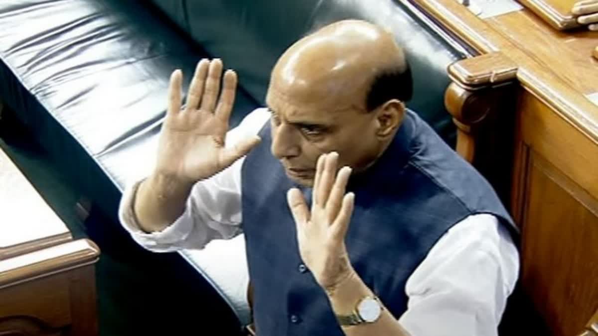 Some oppn parties not serious about Manipur Situation says Rajnath Singh in LokSabha