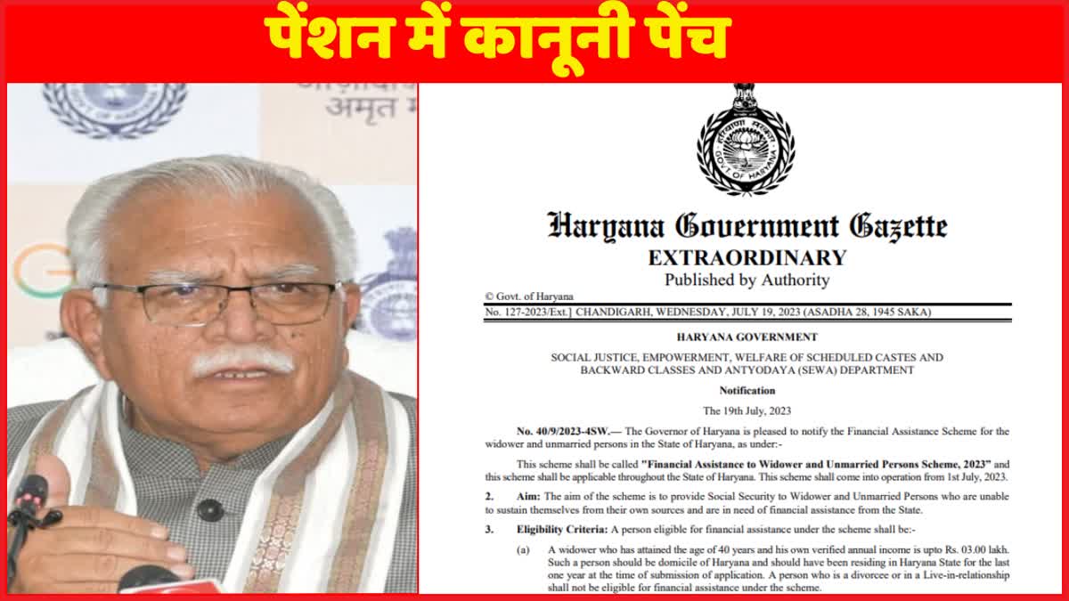 Unmarried Pension Scheme in Haryana