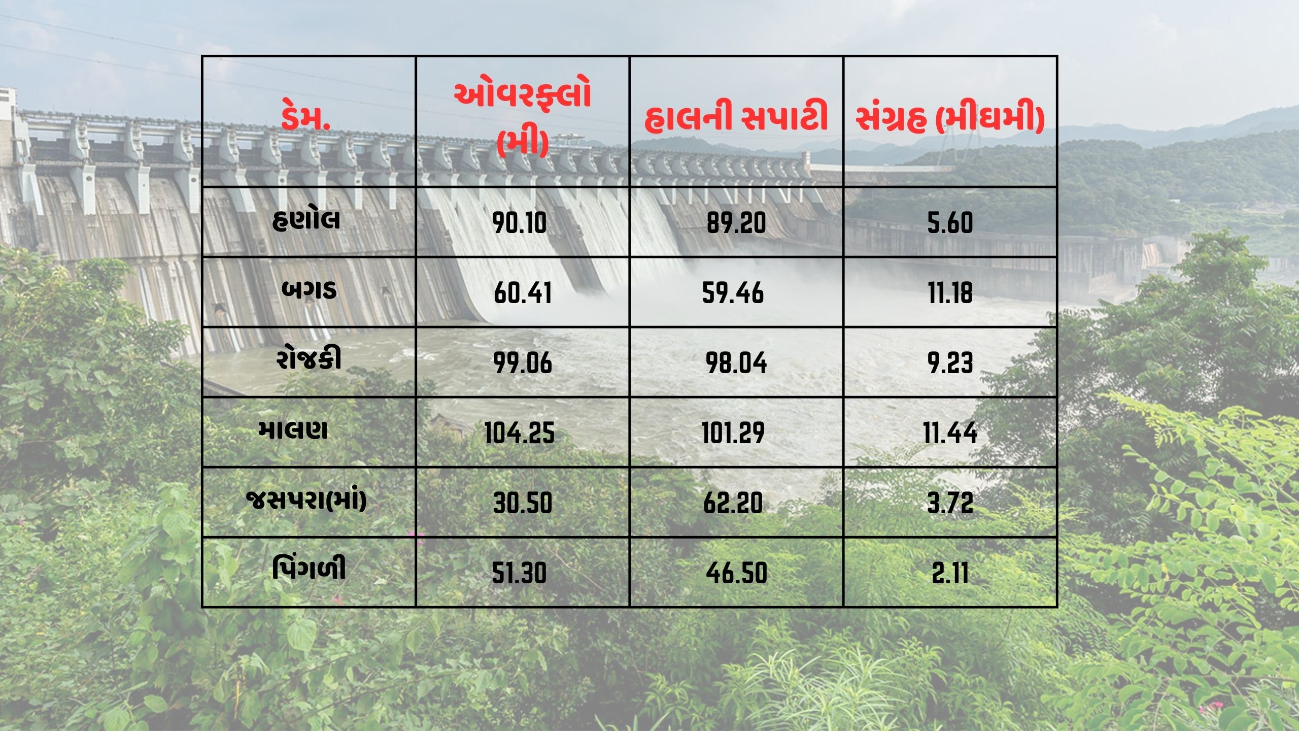 Bhavnagar Shetrunji: શેત્રુંજી 33 ફૂટે, 90 ટકા ઉપર ભરાતા નીચાણવાળા 18 ગામડાને એલર્ટ