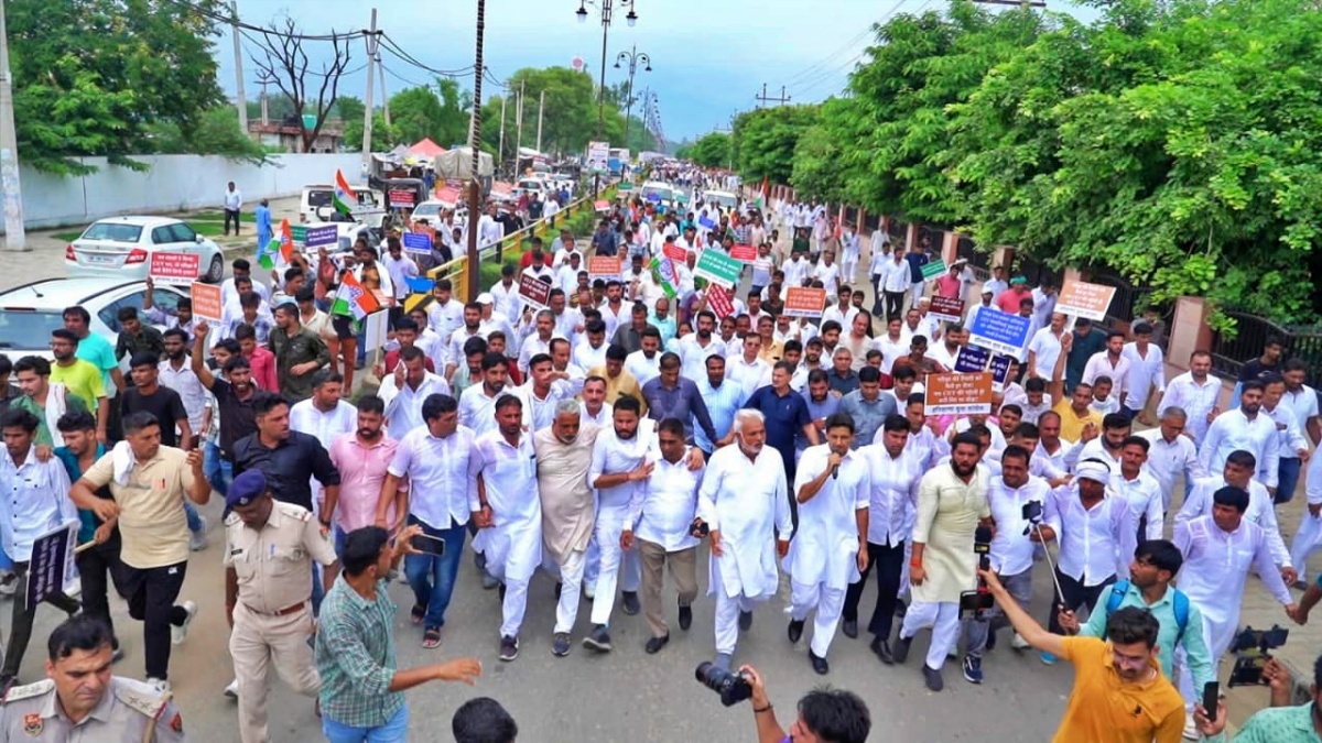 congress titanga yatra in haryana