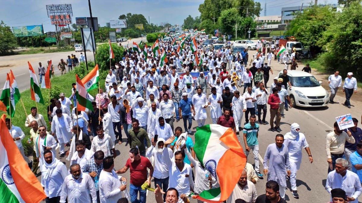 congress titanga yatra in haryana