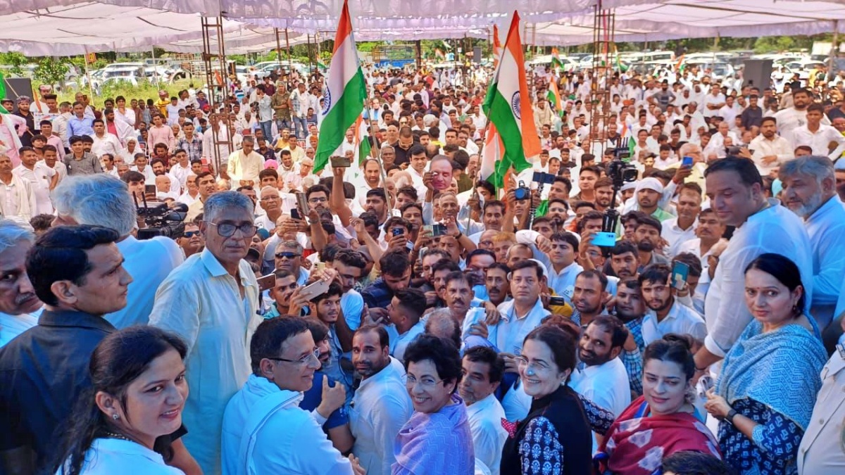 congress titanga yatra in haryana