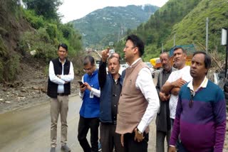 Central Survey Team Visit in Shimla For Monsoon Damage.