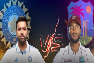 Etv BharatIND vs WI 2nd Test