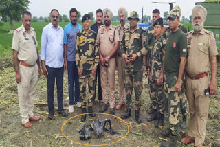 Drone recovered from the border village of Tarn Taran