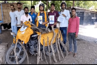 Bike cremation against traffic rules