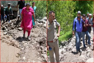 landslide in Kinnaur kupa Himachal