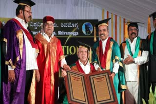 Honorary Doctorate Awarded to Former CM Yeddyurappa