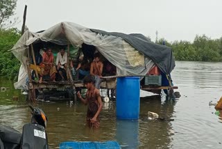Porbandar rain : પોરબંદર જિલ્લો જળમગ્ન બન્યો, 1400 લોકોને કરાયા સ્થળાંતર