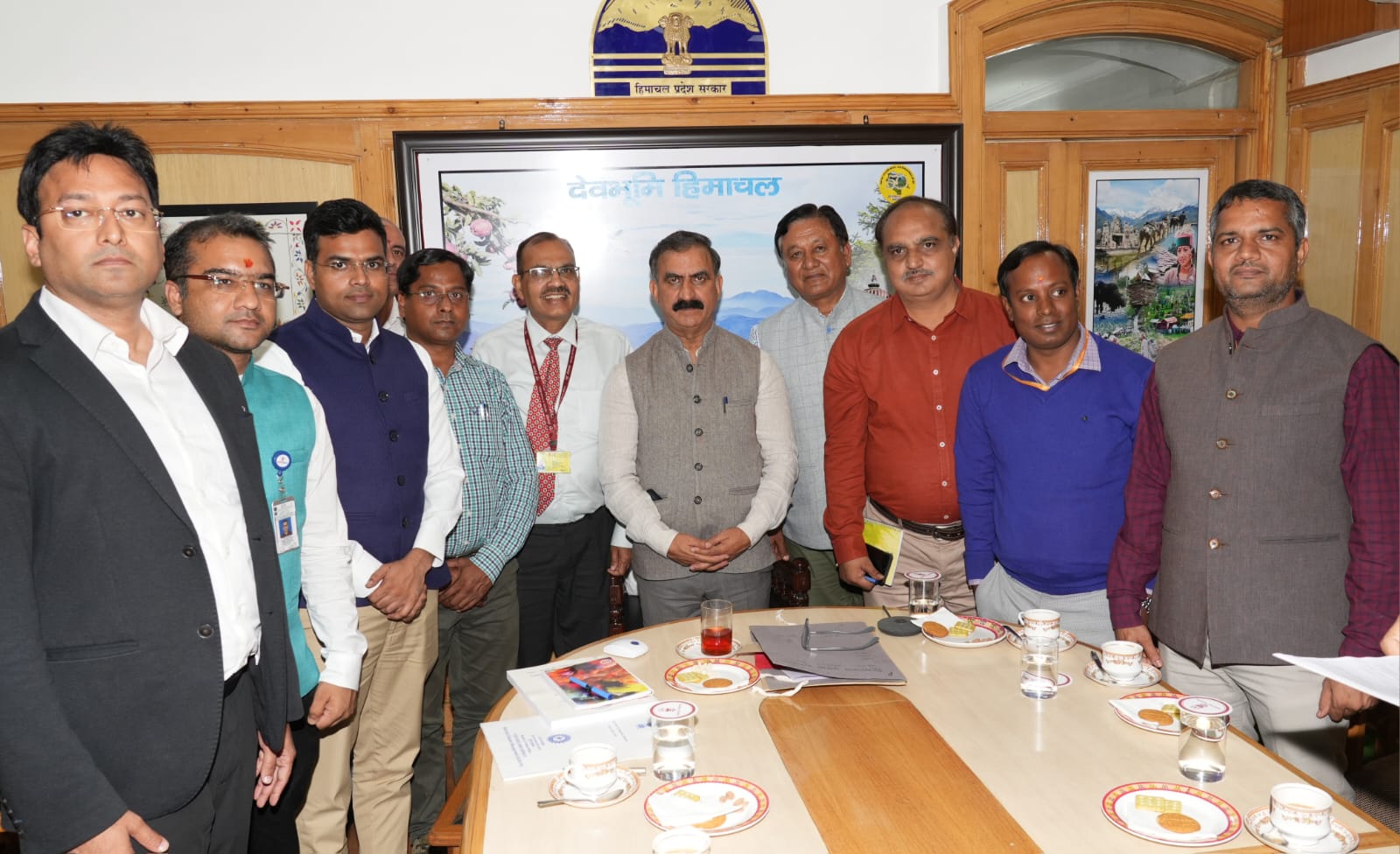 CM Sukhu meeting with central team