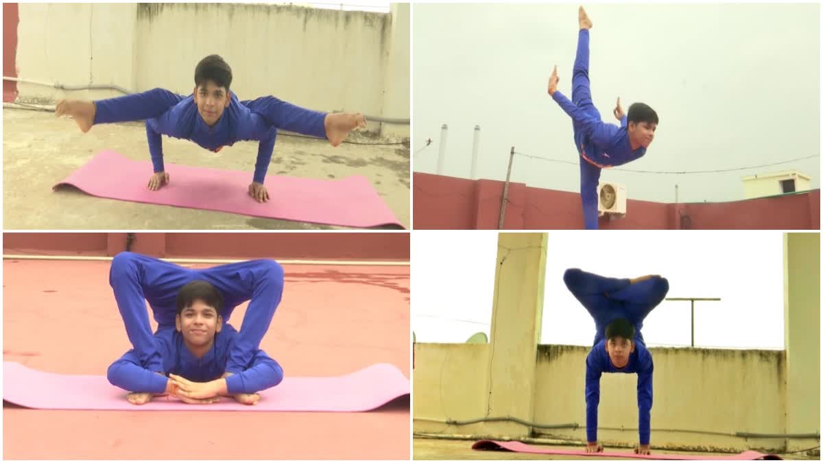 Vijayawada Boy Excelling in Yoga