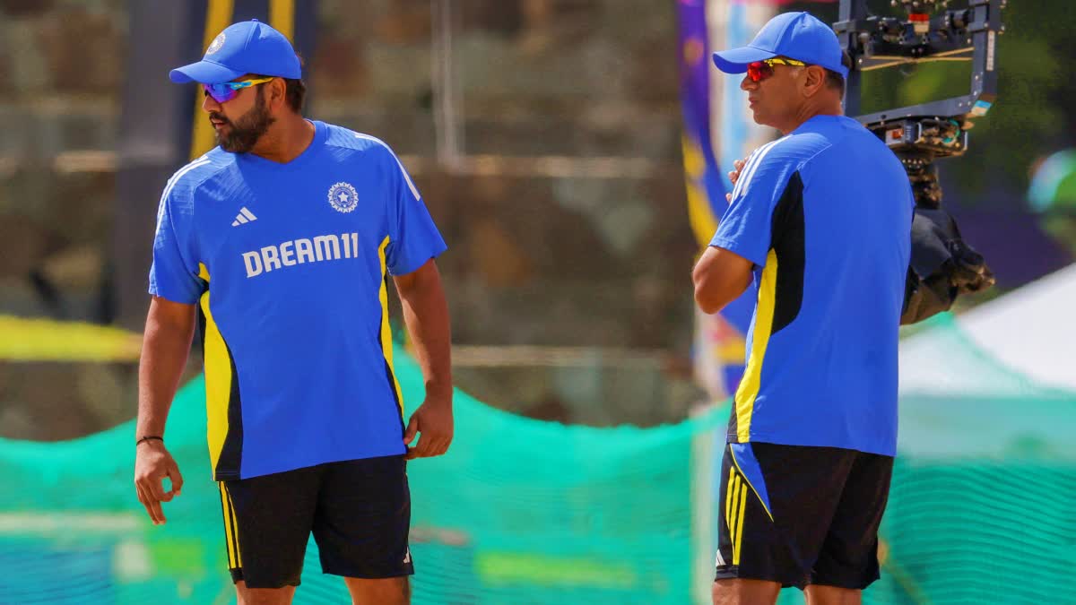 Rohit Sharma and Rahul Dravid