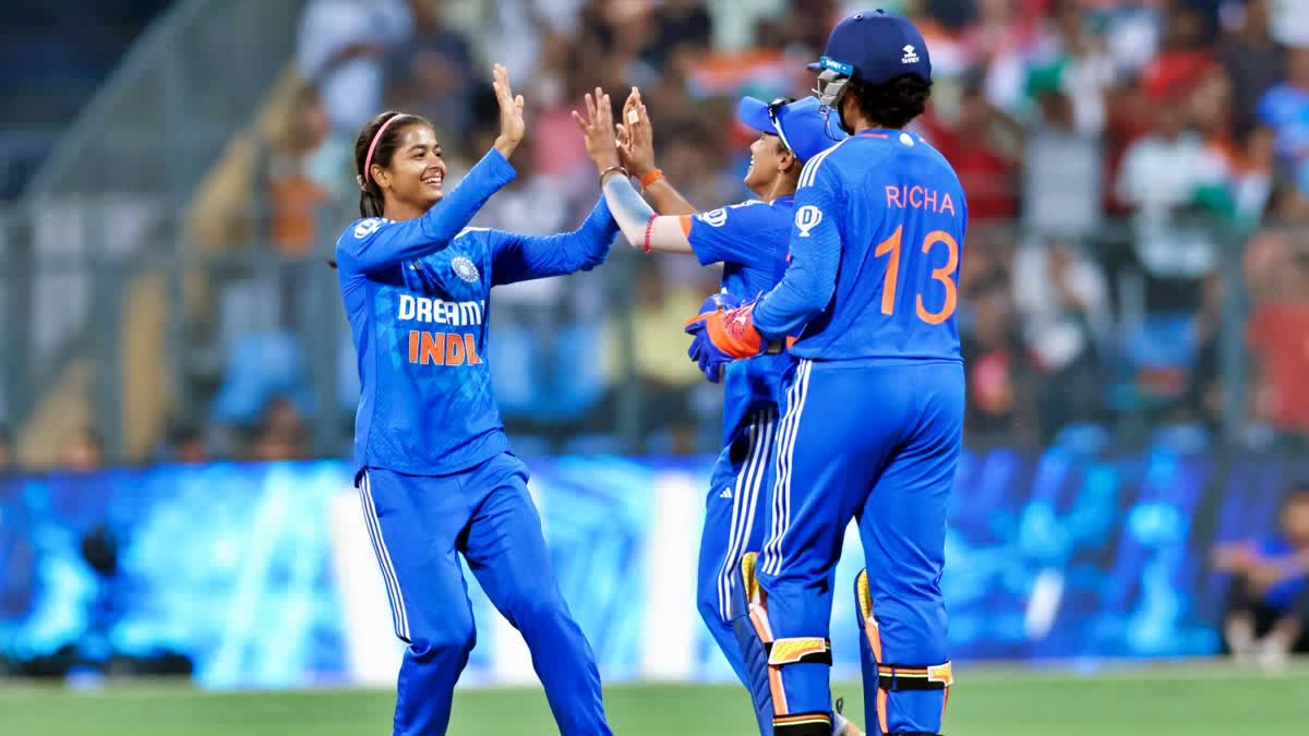 SHREYANKA PATIL INDIAN CRICKETER  WOMENS ASIA CUP 2024  വനിത ഏഷ്യാ കപ്പ് 2024  ശ്രേയങ്ക പാട്ടീല്‍ തനൂജ കന്‍വാര്‍