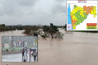 Maharashtra Rain Updates heavy rain in the state today orange alert for rain in these districts