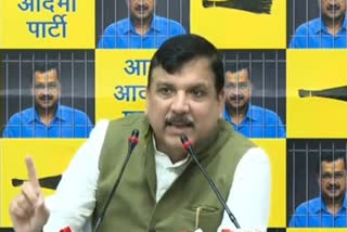 AAP Leader Sanjay Singh allegation on BJP in Kejriwal health issue