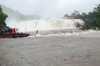 Heavy Flood Flow at Telangana Waterfalls