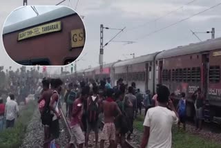 Smoke in Nagaon Express Train