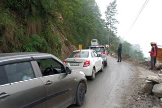 Dehradun Mussoorie road closed