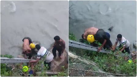 Man Jumped Into River In Bageshwar