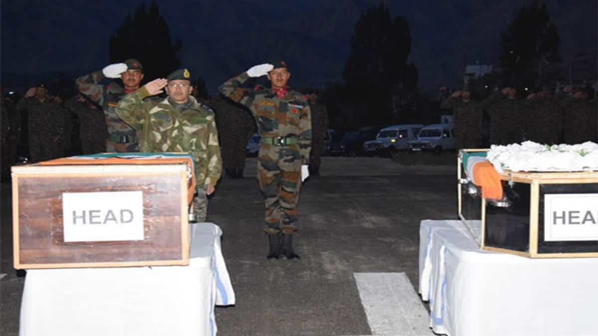 Wreath-laying ceremony held for nine soldiers killed in road accident in Ladakh