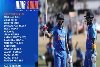 ایشیا کپ کے لئے بھارتی ٹیم کا اعلان