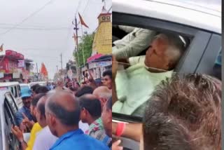 Lalu Yadav welcomed in Chapra