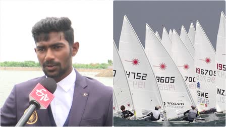 Pilli Akhil Sailor in World Sailing Championship