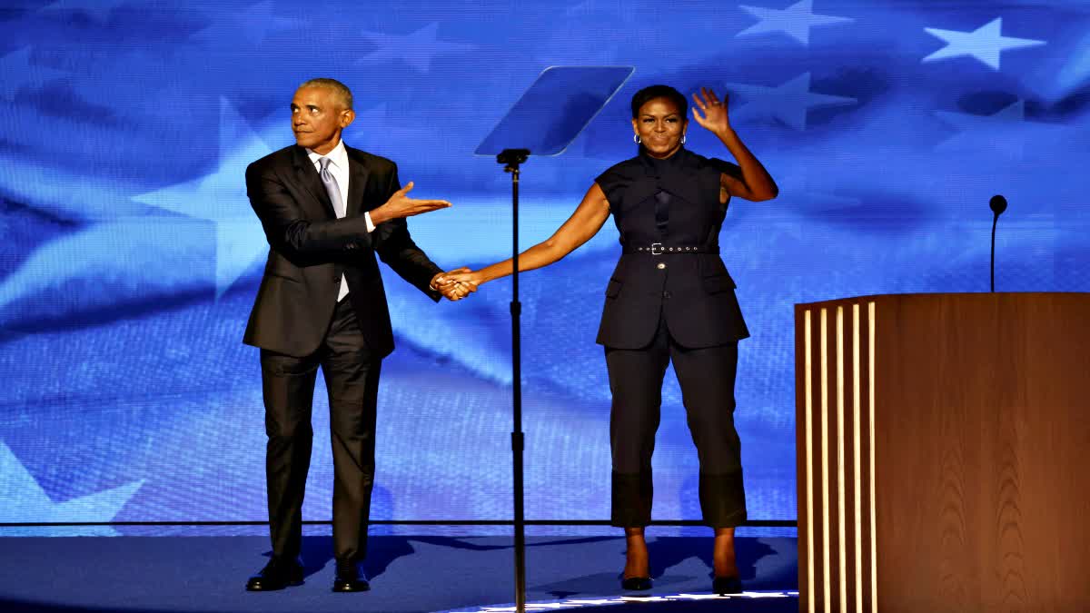 Barack Obama and Michelle Obama