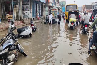 Heavy rain in Haryana