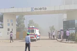 reactor explosion at Escientia Pharma