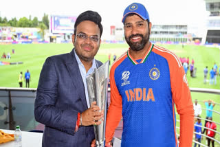 BCCI Secretary Jay Shah and India Captain Rohit Sharma