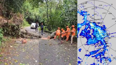 RAIN ALERT IN KERALA  കേരളം മഴ മുന്നറിയിപ്പ്  KERALA RAIN NEWS  TRAIN SERVICE INTERRUPTED