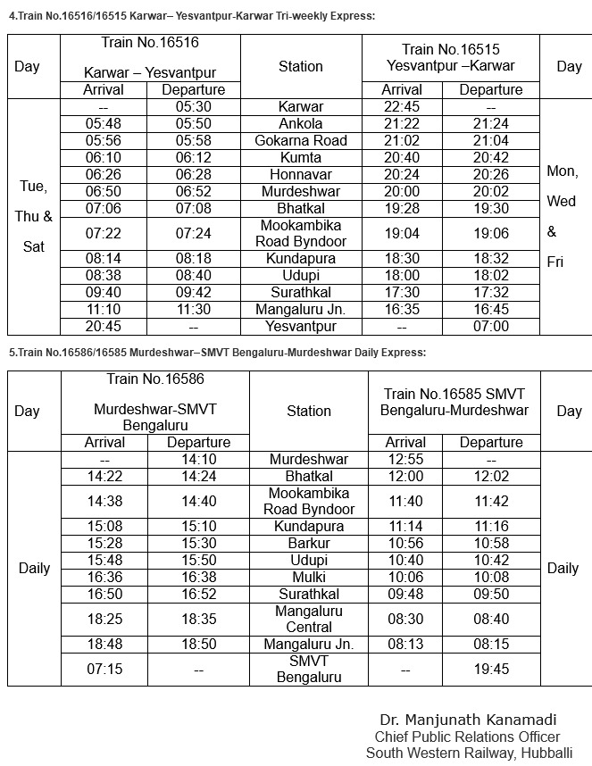 railway line  train traffic resume  Mangaluru