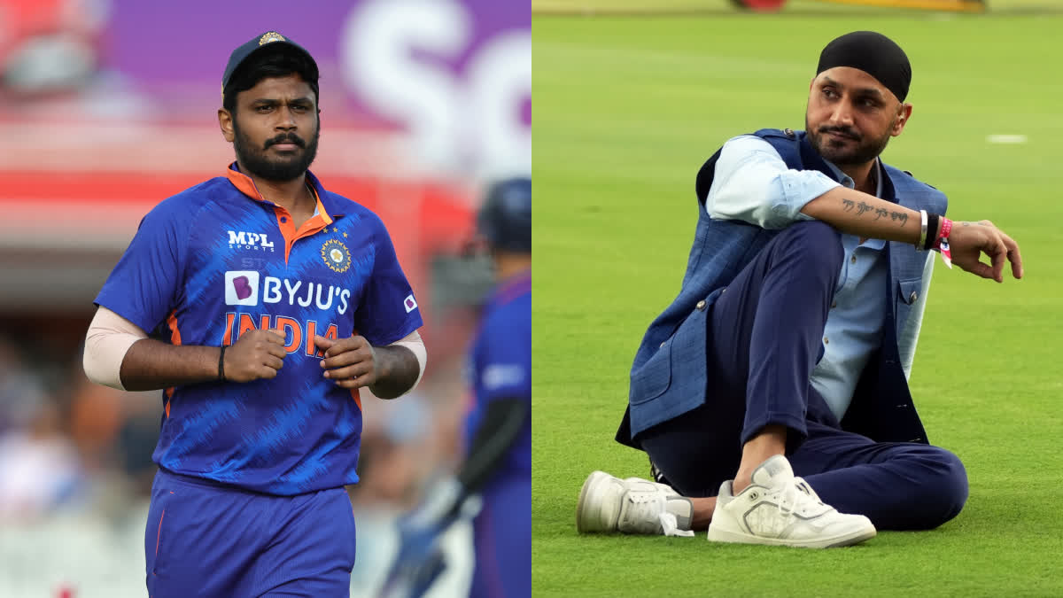 Harbhajan Singh About Sanju Samson  India ODI Squad Against Australia  Sanju Samson Exclusion from ODI Squad  India vs Australia ODI Series  Harbhajan Singh clarifies on Sanju Samson  സഞ്ജു സാംസണെ തഴഞ്ഞതിനെ കുറിച്ച് ഹര്‍ഭജന്‍ സിങ്  ഇന്ത്യ ഓസ്‌ട്രേലിയ ഏകദിന പരമ്പര  ഇന്ത്യന്‍ ഏകദിന ക്രിക്കറ്റ് ടീം  സഞ്ജു സാംസണ് അവസരം നല്‍കാത്തതില്‍ വിമര്‍ശനം  ഓസ്‌ട്രേലിയക്കെതിരായ പരമ്പരയ്‌ക്കുള്ള ടീം