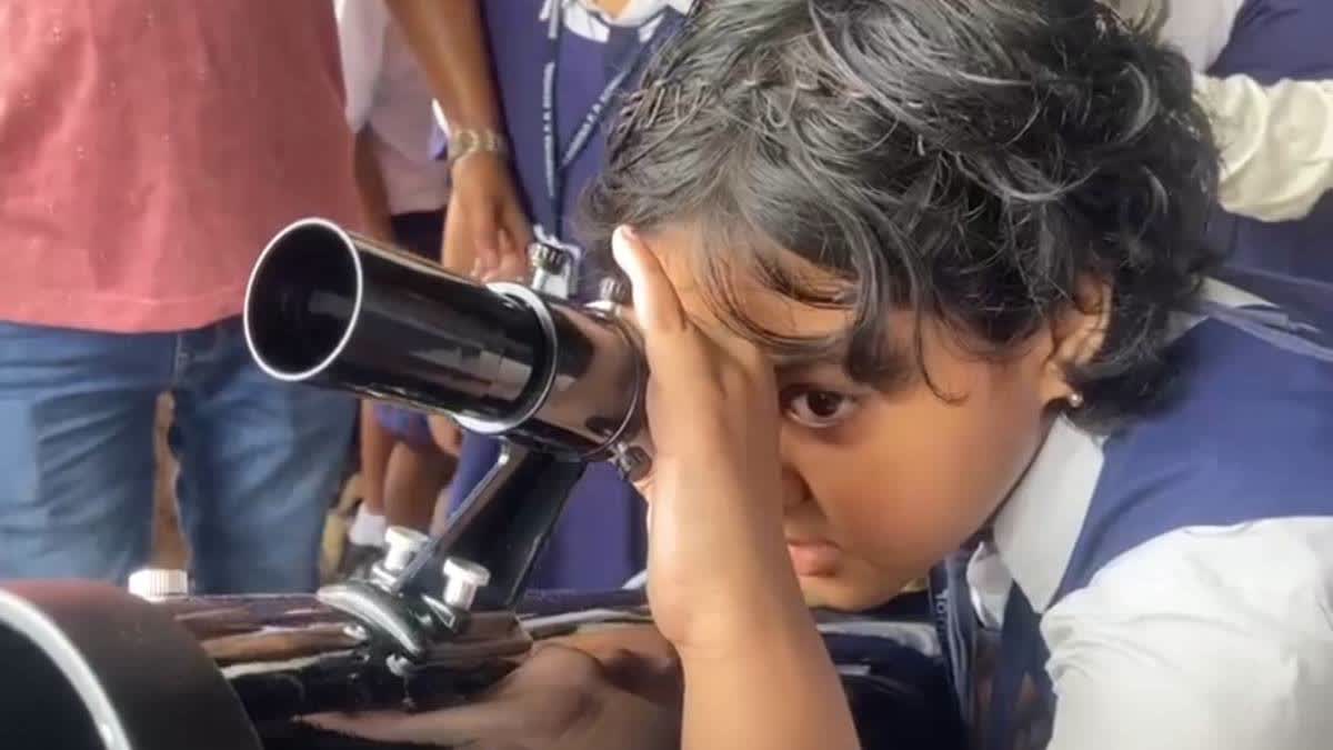 Telescope in Jaynagar School