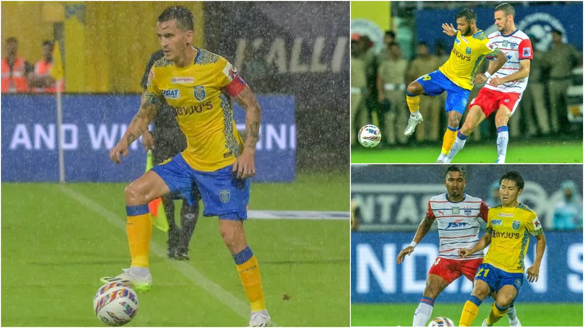 Kerala Blasters Wins Against Bengaluru  Kerala Blasters  Indian Super League  Adrian Luna  Bengaluru FC  ISL  മഞ്ഞക്കടല്‍  കേരള ബ്ലാസ്‌റ്റേഴ്‌സ്  കലൂര്‍  അഡ്രിയാന്‍ ലൂണ  കൊമ്പന്മാരുടെ വിജയം