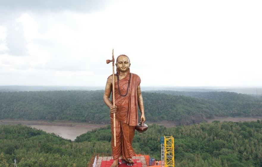 108 feet tall statue of Adi Shankaracharya