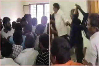 Fight_ Between_ YCP_ Two_ Group