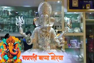 Silver Ganesha Idol