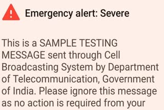 'emergency alert: severe'