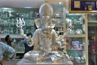 100 Kg Silver Ganesh Idol