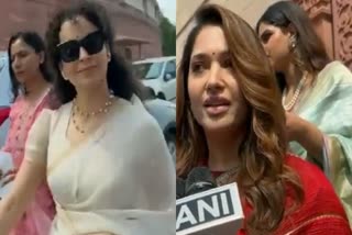 Tamannaah Visit New Parliament Building